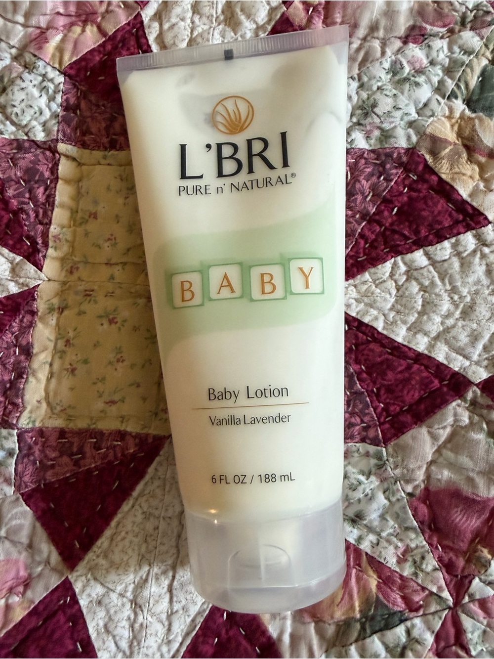 Baby Vanilla Lavender Lotion - Gentle White/Green Baby Moisturizer